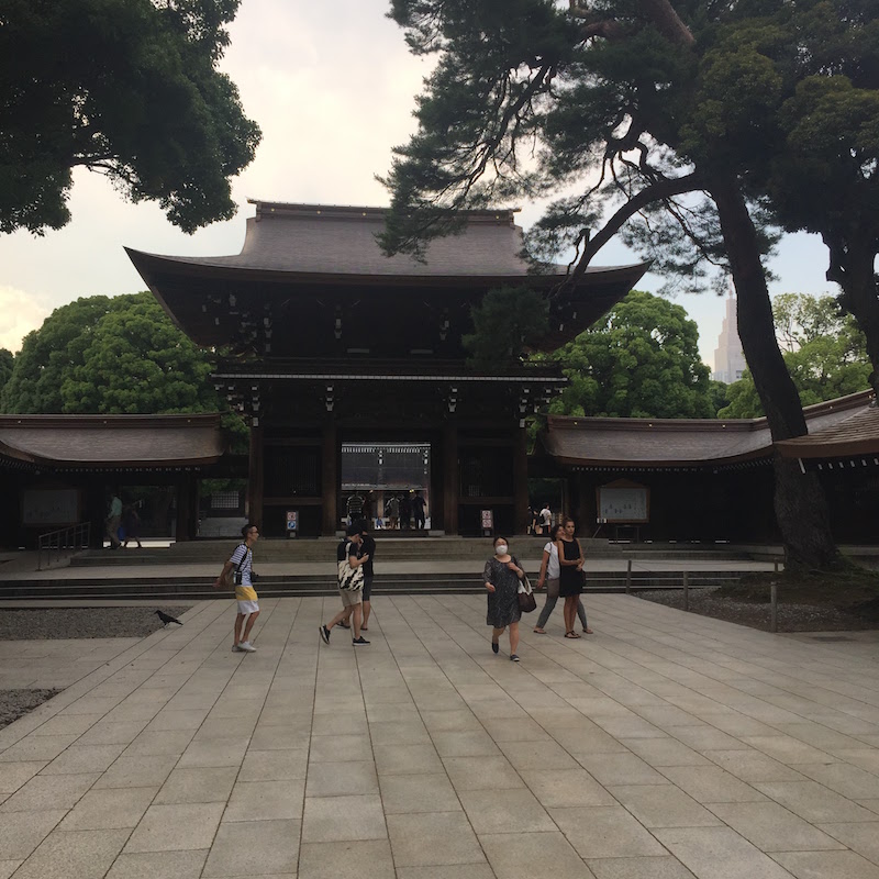 Meiji Jingu, a sacred silence shinto shrine in Tokyo